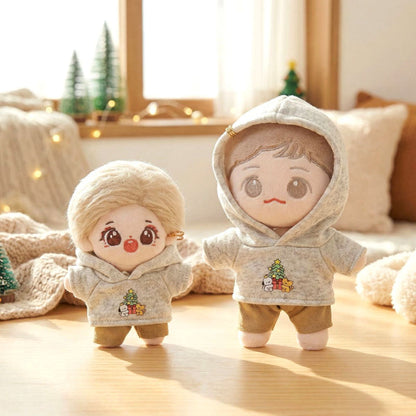 10cm・15cm・20cm 인형 옷 후드 코디 세트｜최애 인형 옷 입히기