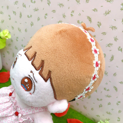 20cmぬい用 花刺繍ヘアバンド｜推しぬい小物