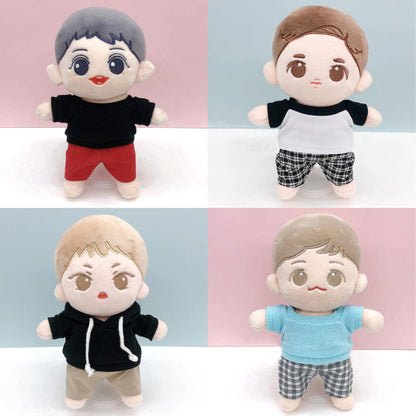 20cm Plushie Clothes: Elastic Waist Long Pants | Oshi-nui Clothes