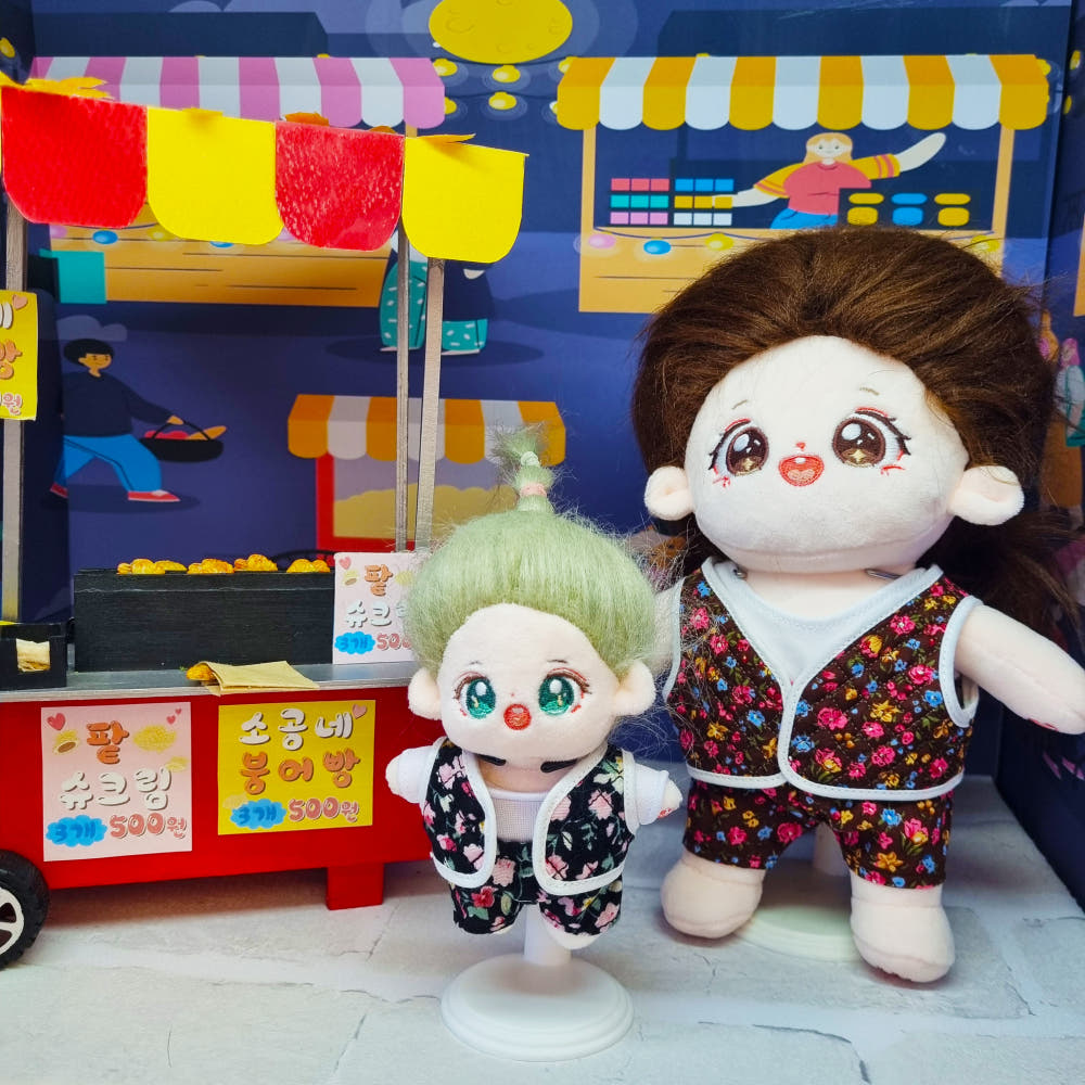 10cm/15cm/20cm Plushie Outfit: Kimjang Coordination Set | Oshi-nui Dress-up