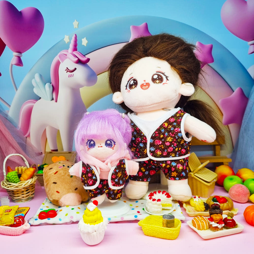 10cm/15cm/20cm Plushie Outfit: Kimjang Coordination Set | Oshi-nui Dress-up