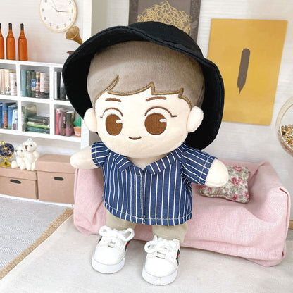 20cm Plushie Outfit: Striped Shirt | Oshi Plushie Outfit