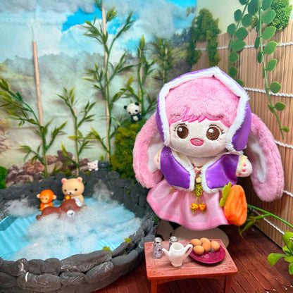 10cm/15cm/20cm Plushie Outfit: Korean Traditional Winter Wear Set