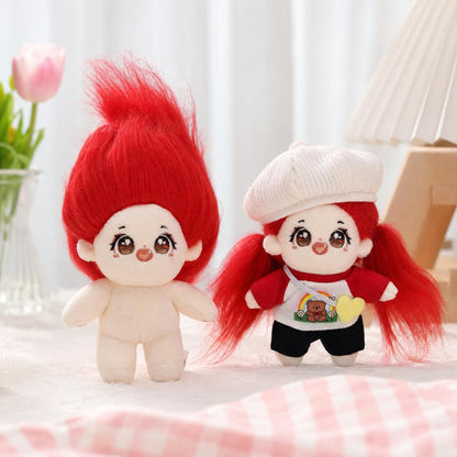10cm・15cm・20cm 無属性ぬいぐるみ本体｜選べるヘアカラー・着せ替えぬい