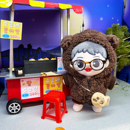 10cm·15cm·20cm 인형용 붕어빵 가방｜최애 인형 소품