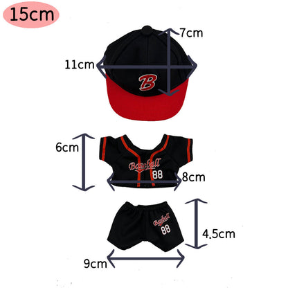 10cm・15cm・20cmぬい服 ベースボールコーデセット｜推しぬい着せ替え