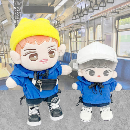 15cm·20cm 인형 옷 롤업 데님 팬츠｜최애 인형 옷