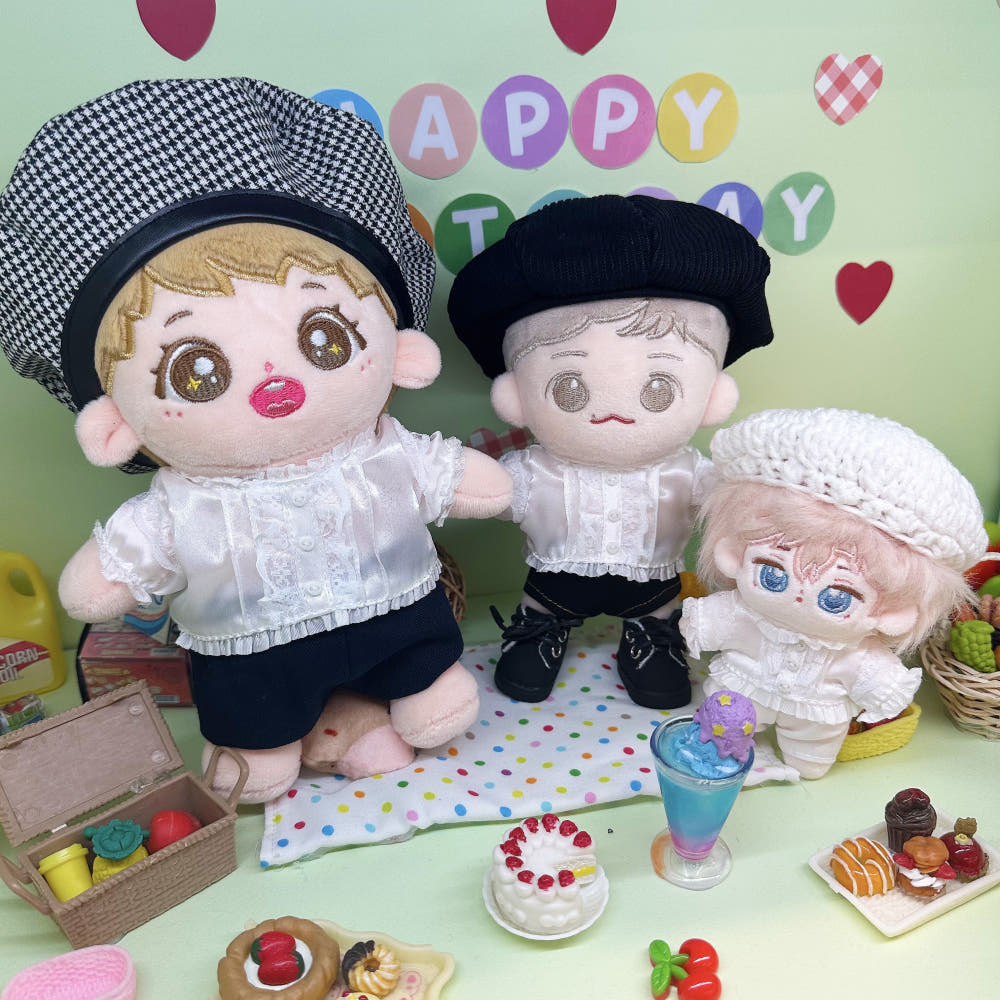 10cm・15cm・20cmぬい服 レースシャツ