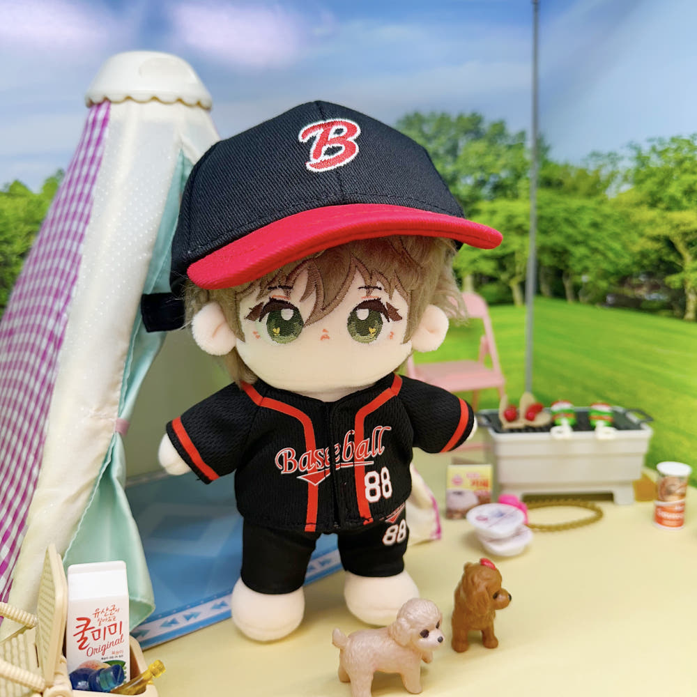 10cm・15cm・20cmぬい服 ベースボールコーデセット｜推しぬい着せ替え