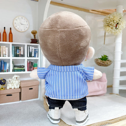 20cm Plushie Outfit: Striped Shirt | Oshi Plushie Outfit