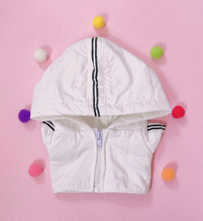 15cm・20cmぬい服 ボーダーダウンジャケット｜推しぬい服
