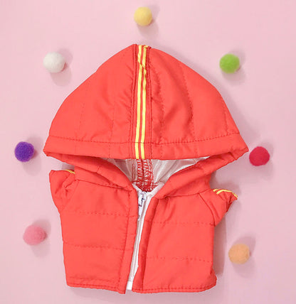 15cm・20cmぬい服 ボーダーダウンジャケット｜推しぬい服