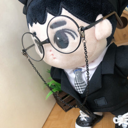 10cm・15cm・20cmぬい用 パール・ブラックメガネチェーン｜推しぬい小物