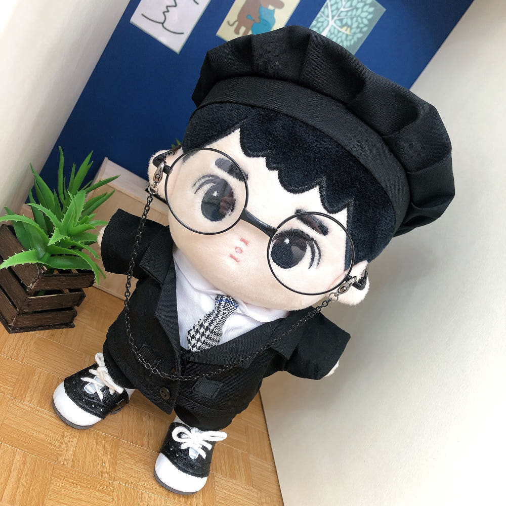 10cm・15cm・20cmぬい用 パール・ブラックメガネチェーン｜推しぬい小物