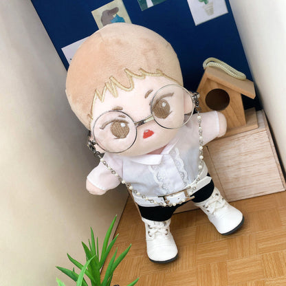 10cm・15cm・20cmぬい用 パール・ブラックメガネチェーン｜推しぬい小物