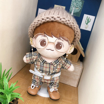 10cm・15cm・20cmぬい用 パール・ブラックメガネチェーン｜推しぬい小物