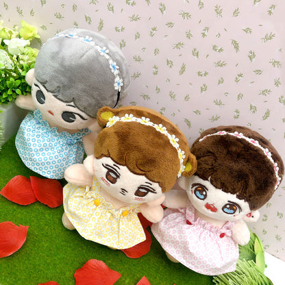 20cmぬい用 花刺繍ヘアバンド｜推しぬい小物