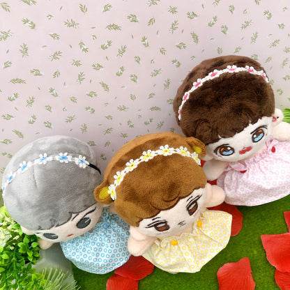 20cmぬい用 花刺繍ヘアバンド｜推しぬい小物