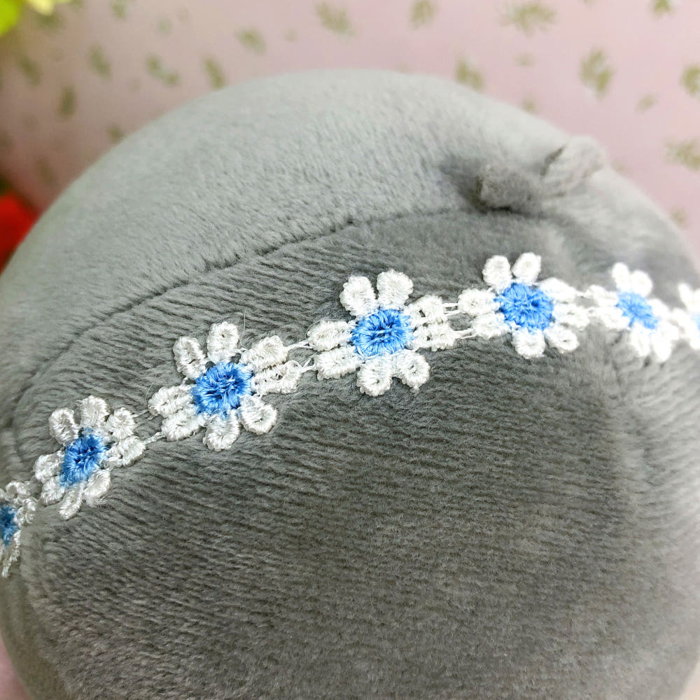 20cmぬい用 花刺繍ヘアバンド｜推しぬい小物