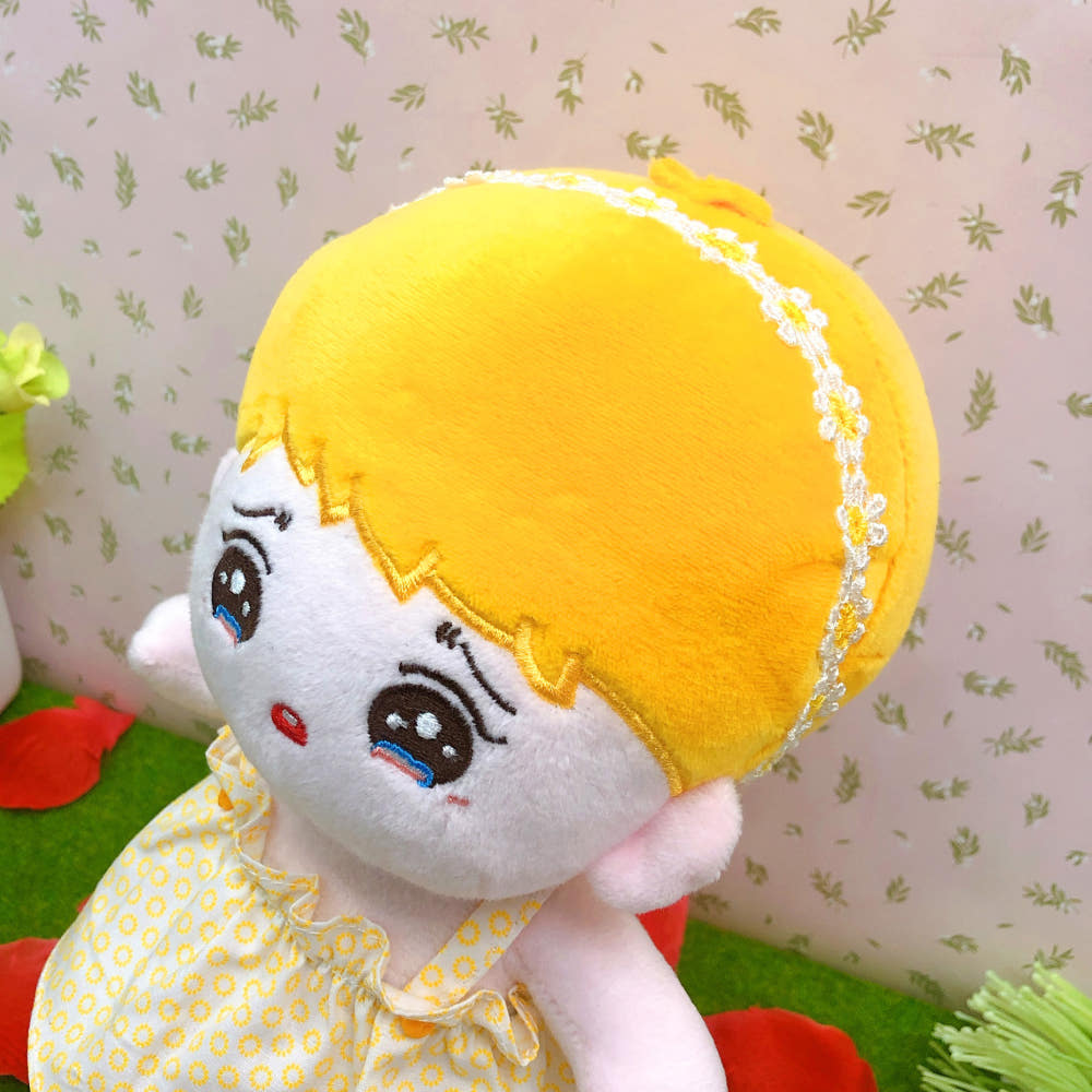 20cmぬい用 花刺繍ヘアバンド｜推しぬい小物