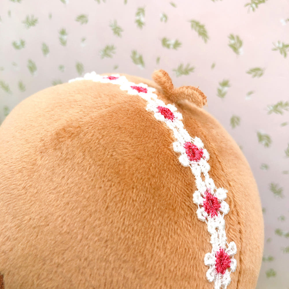 20cmぬい用 花刺繍ヘアバンド｜推しぬい小物