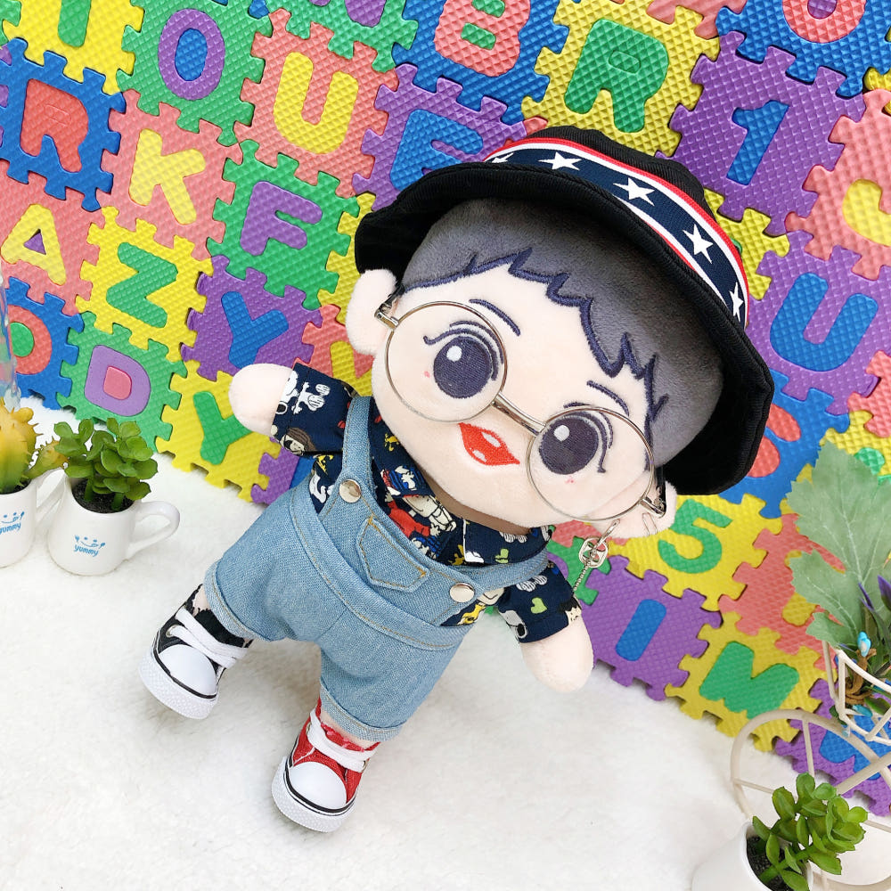 15cm·20cm 인형 옷 캐릭터풍 알로하 셔츠｜최애 인형 옷