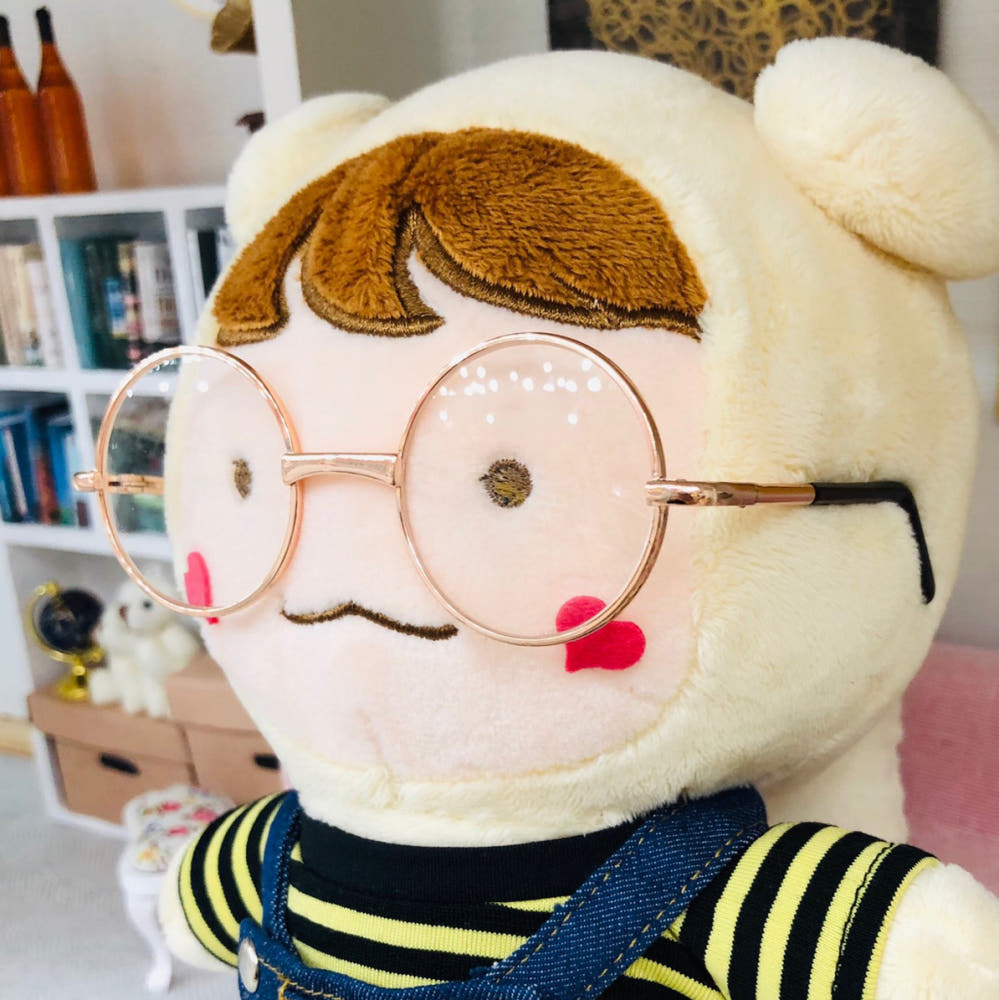 15cm·20cm 인형용 안경｜최애 인형 소품