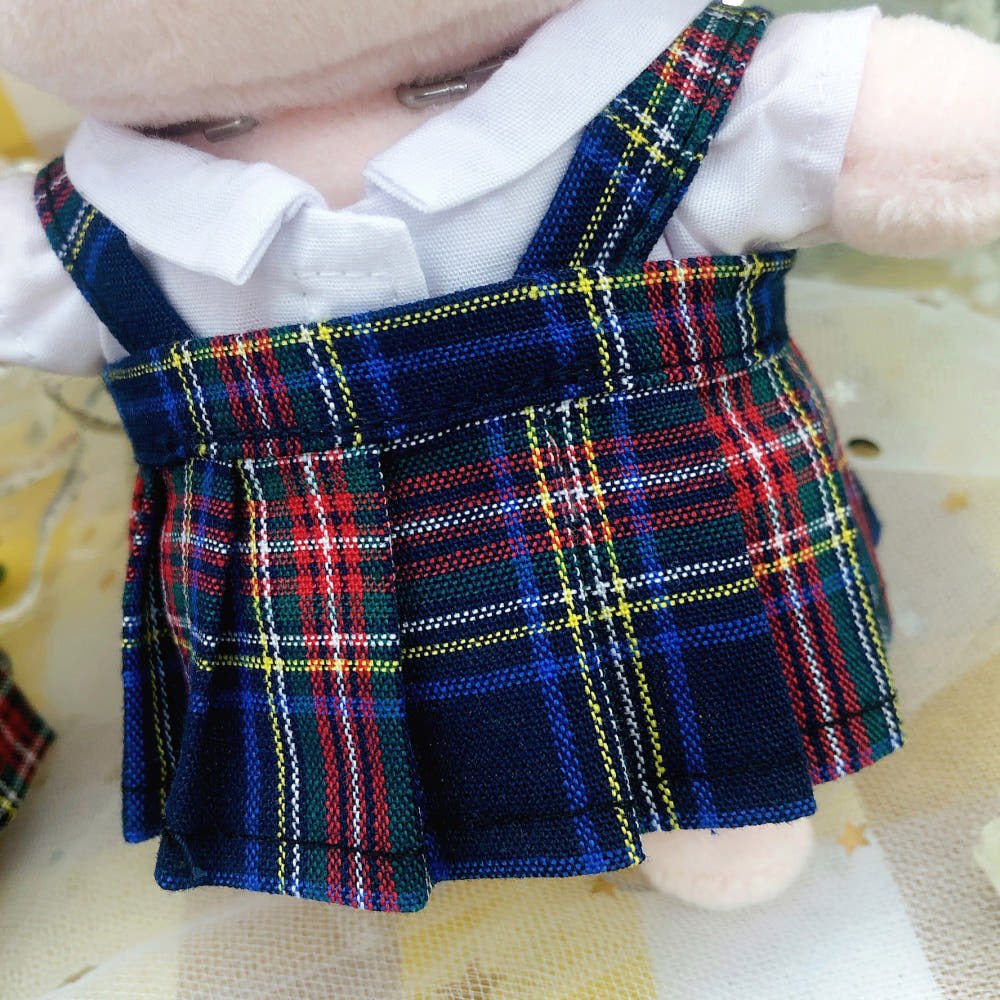 15cm・20cmぬい服 タータンチェックスカート｜推しぬい服
