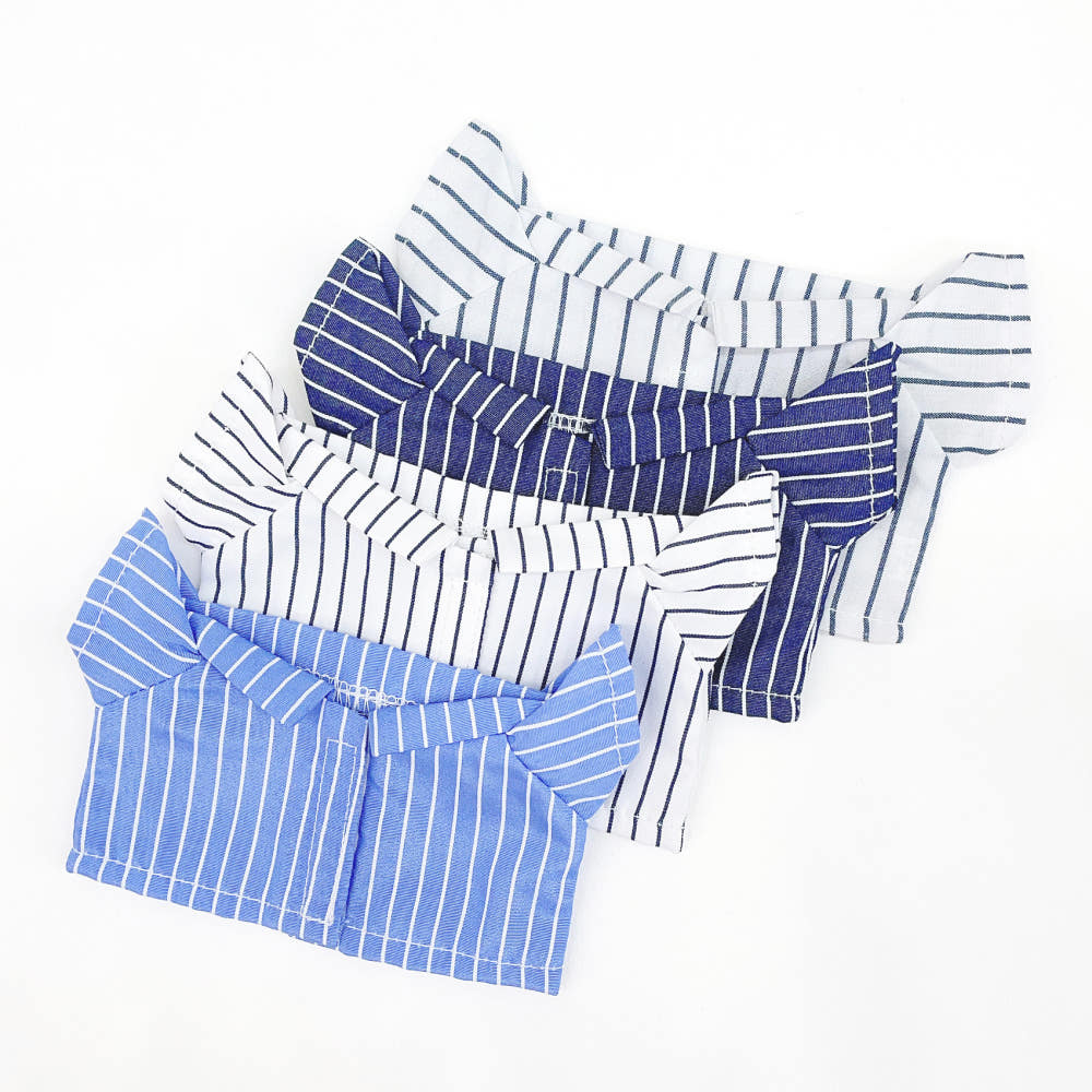 20cm Plushie Outfit: Striped Shirt | Oshi Plushie Outfit