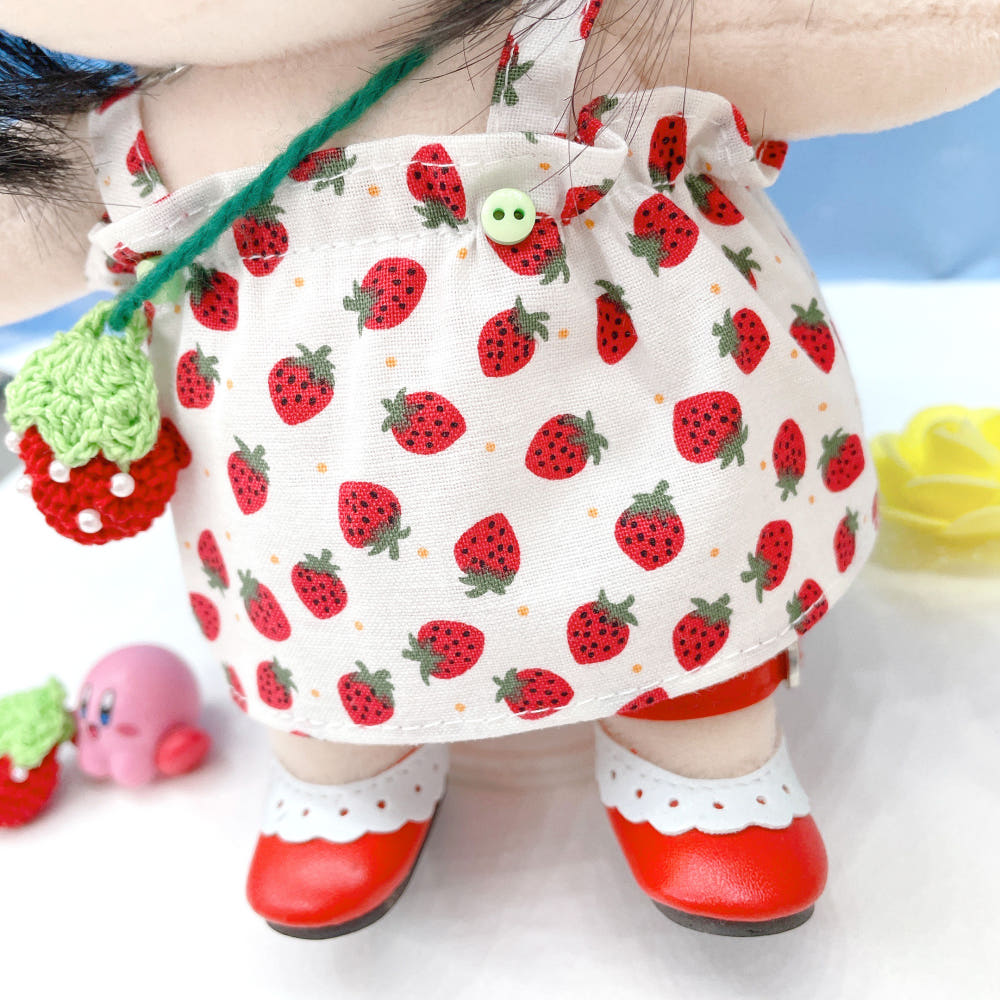 20cmぬい服 ボタンサロペットワンピース｜推しぬい服