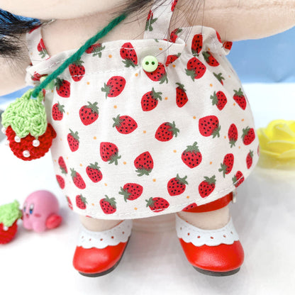 20cmぬい服 ボタンサロペットワンピース｜推しぬい服