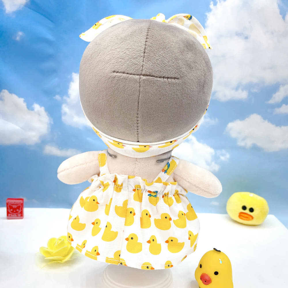20cmぬい服 ボタンサロペットワンピース｜推しぬい服
