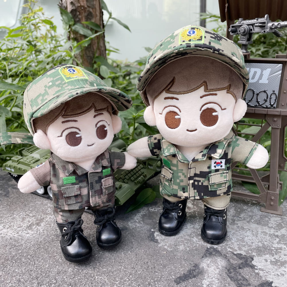 15cm·20cm 인형용 전역 기념 모자｜최애 인형 소품