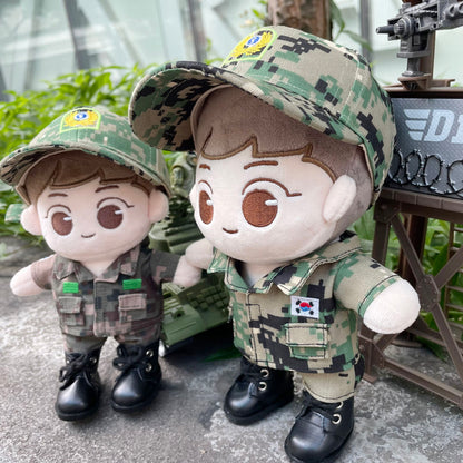 15cm·20cm 인형용 전역 기념 모자｜최애 인형 소품