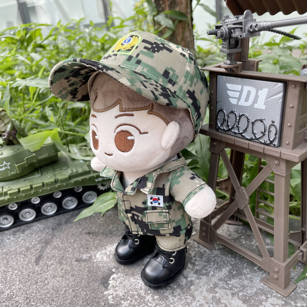 15cm·20cm 인형용 전역 기념 모자｜최애 인형 소품