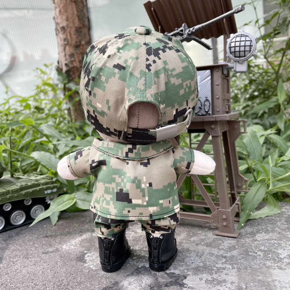 15cm·20cm 인형용 전역 기념 모자｜최애 인형 소품