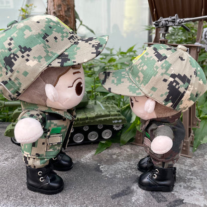 15cm·20cm 인형용 전역 기념 모자｜최애 인형 소품