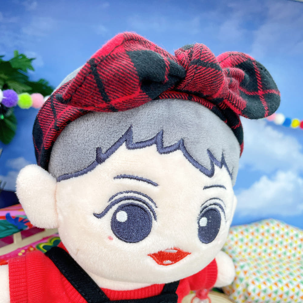 10cm・15cm・20cmぬい用 タータンチェックヘアバンド｜推しぬい小物