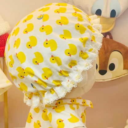 20cmぬい用 あひる＆いちごパジャマ帽子｜推しぬい小物
