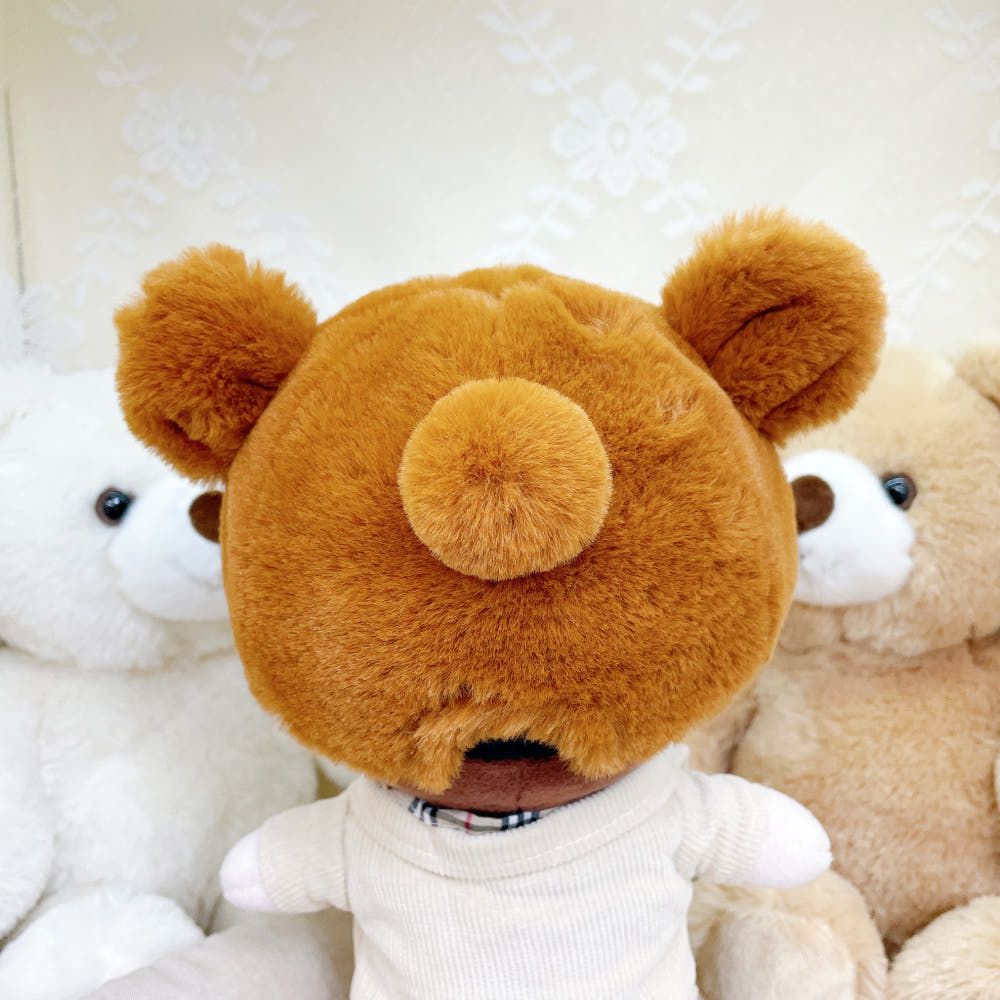 15cm・20cmぬい用 くま耳しっぽ帽子｜推しぬい小物