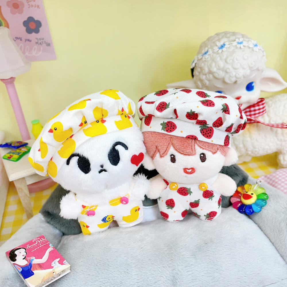 10cmぬい服 サロペット＆ベレー帽セット｜推しぬい服