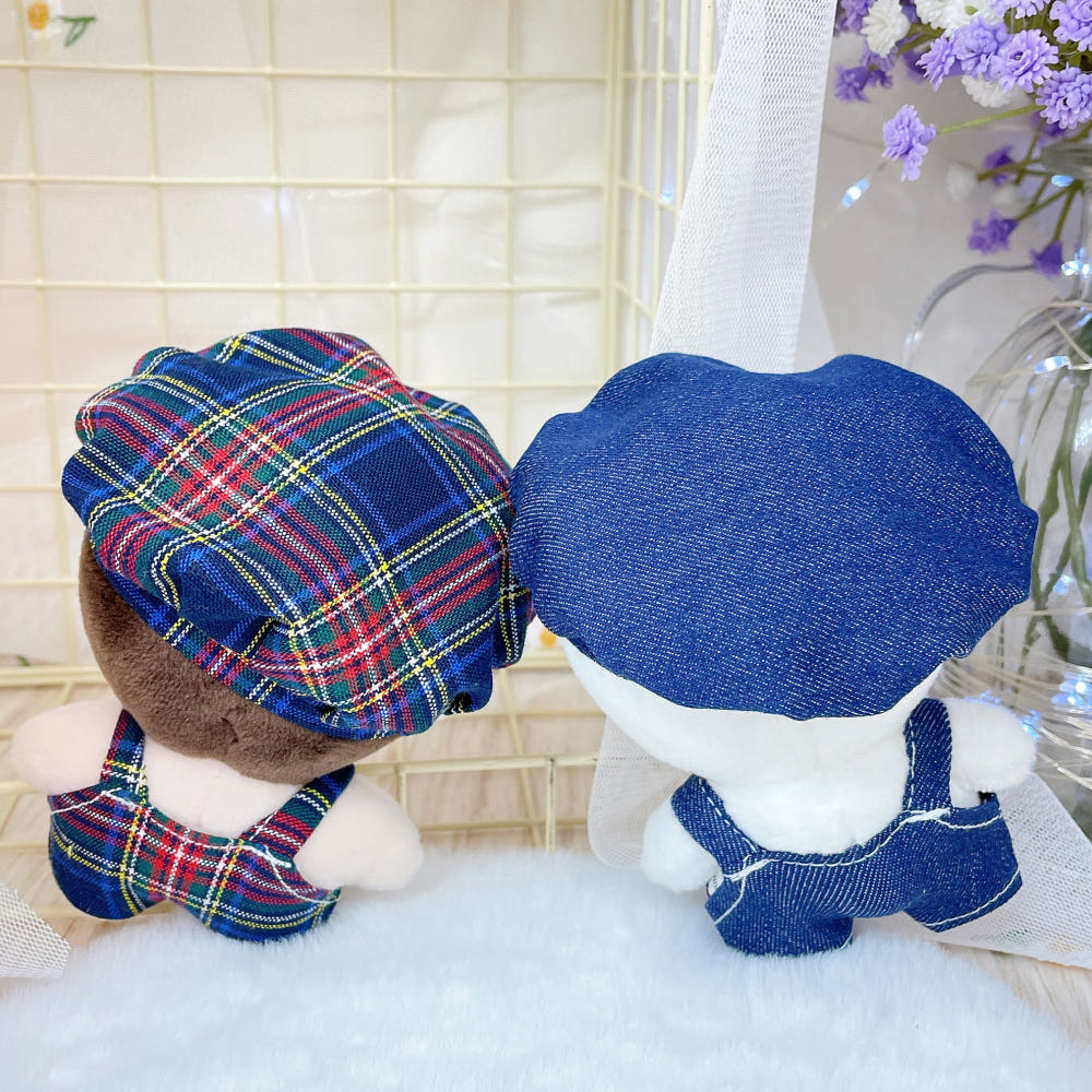 10cmぬい服 サロペット＆ベレー帽セット｜推しぬい服