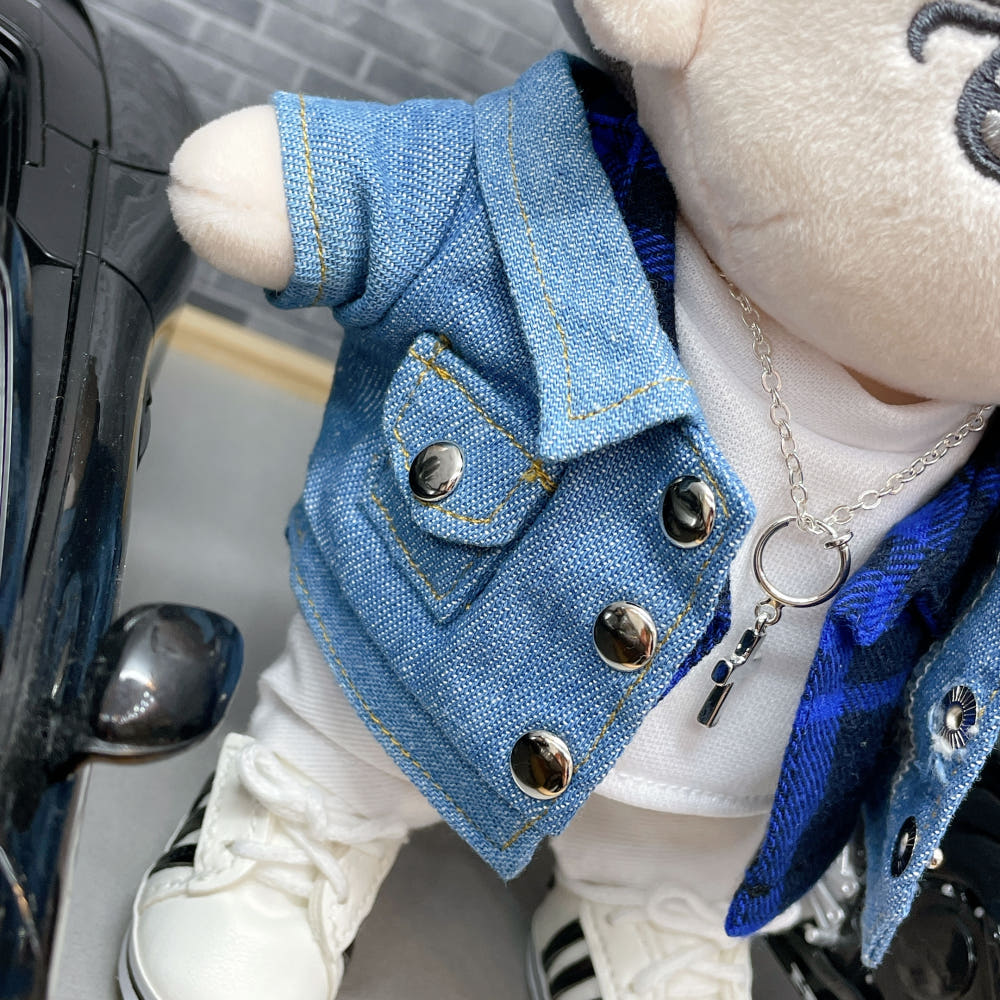 15cm・20cmぬい服 デニムジャケット｜推しぬい服