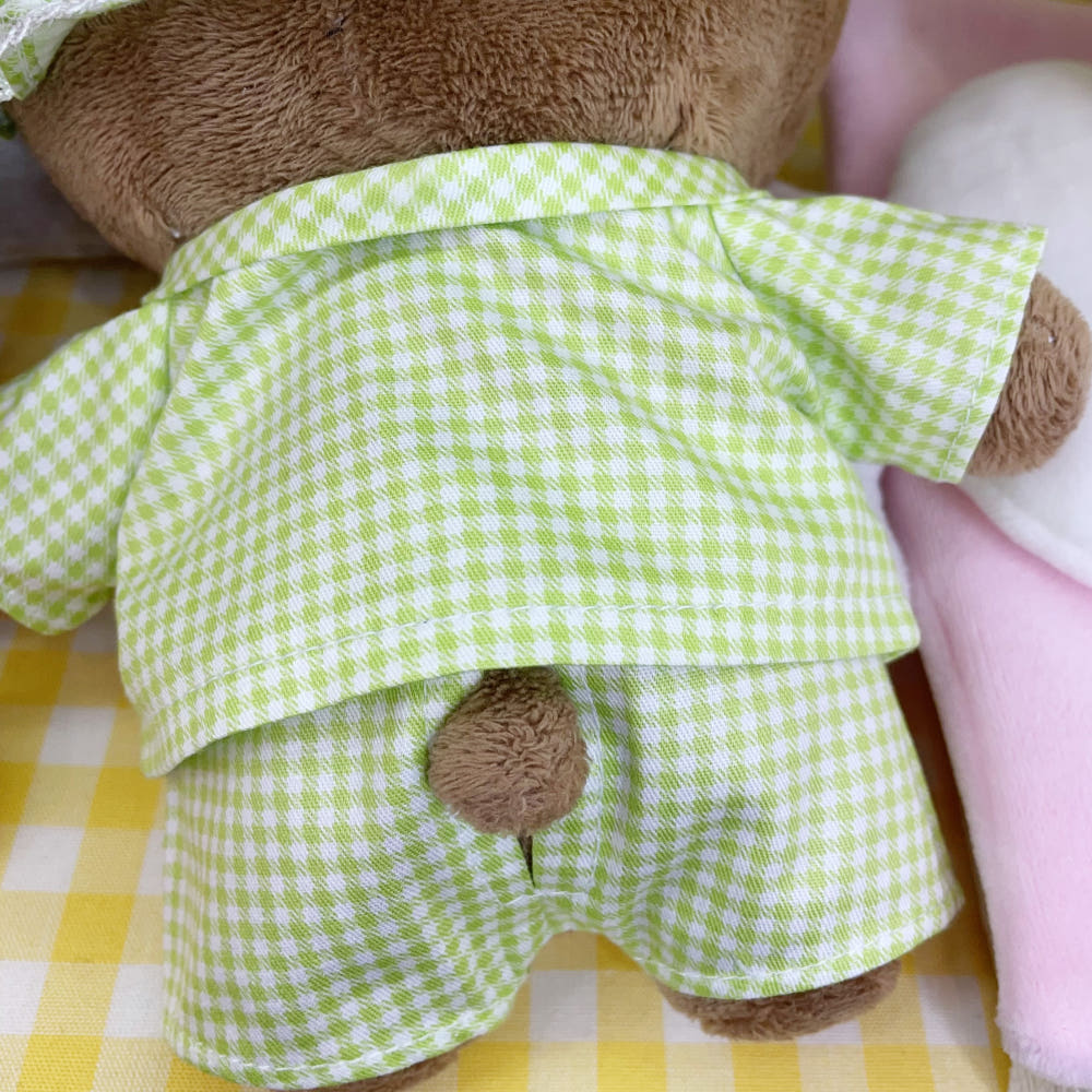 20cmぬい服 チェックパジャマコーデセット｜推しぬい服