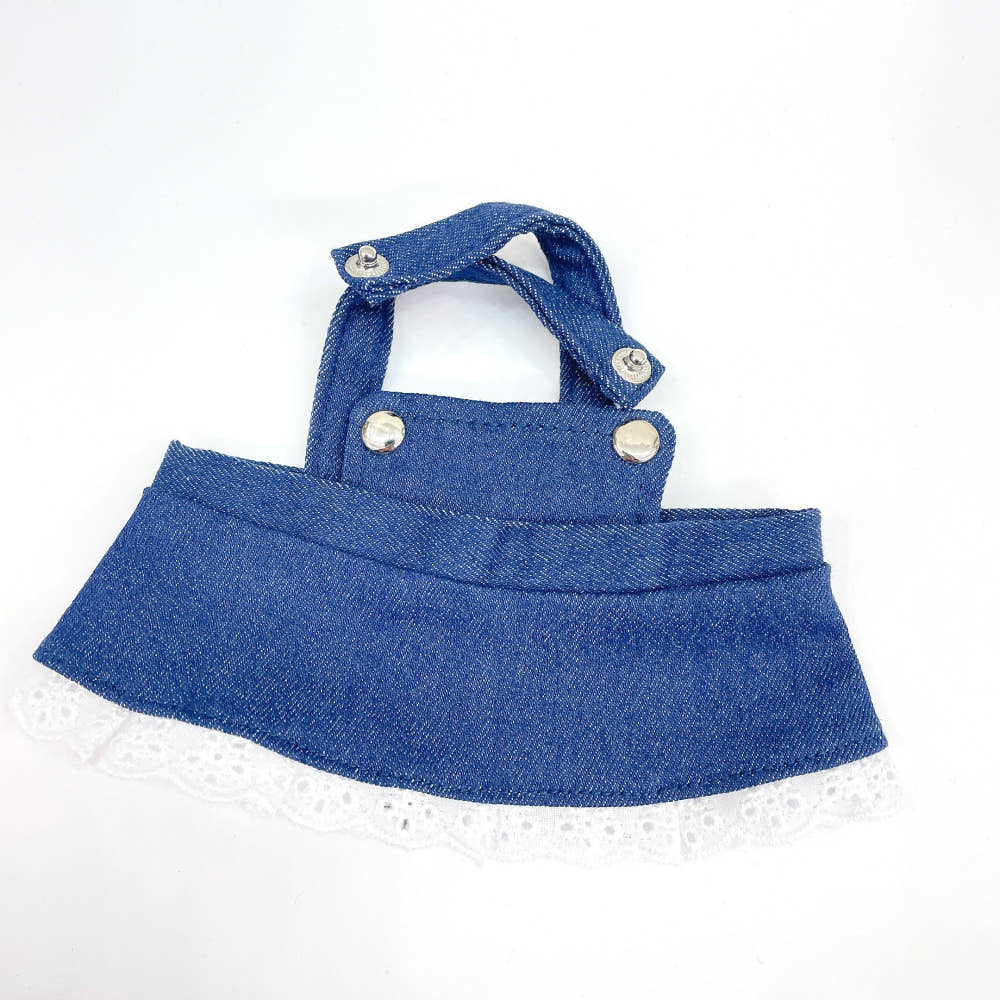 15cm・20cmぬい服 デニムサロペットスカート｜推しぬい服