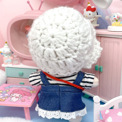 15cm・20cmぬい服 デニムサロペットスカート｜推しぬい服
