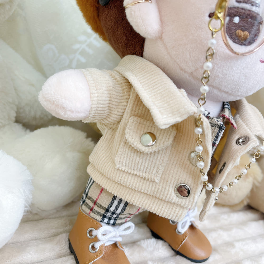 15cm・20cmぬい服 コーデュロイジャケット｜推しぬい服