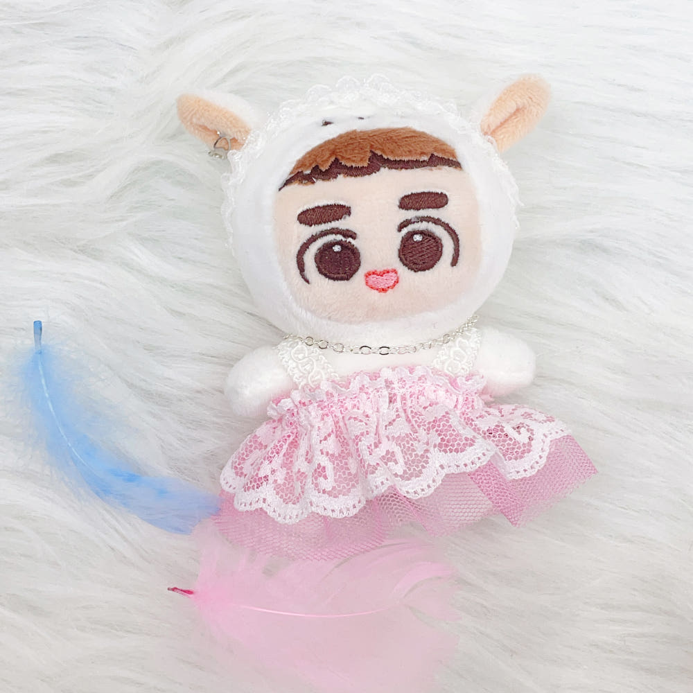 10cm 인형 옷 비비드 레이스 스커트 세트｜최애 인형 옷