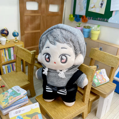 10cm plushie overalls
