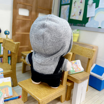 10cm plushie overalls